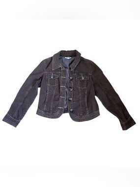DRESS BARN Brown Denim Jacket Size M